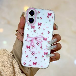 قاب موبایل پروانه و پاپیون